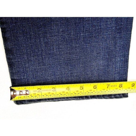 Levis Size 20W Womens Classic Straight 31" Inseam Blue Denim 5 Pocket Logo Jeans - Picture 4 of 14